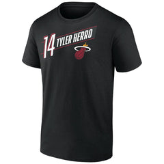 NBA - Tyler Herro Miami Heat Full-Court Press Name & Number T-Shirt - Black