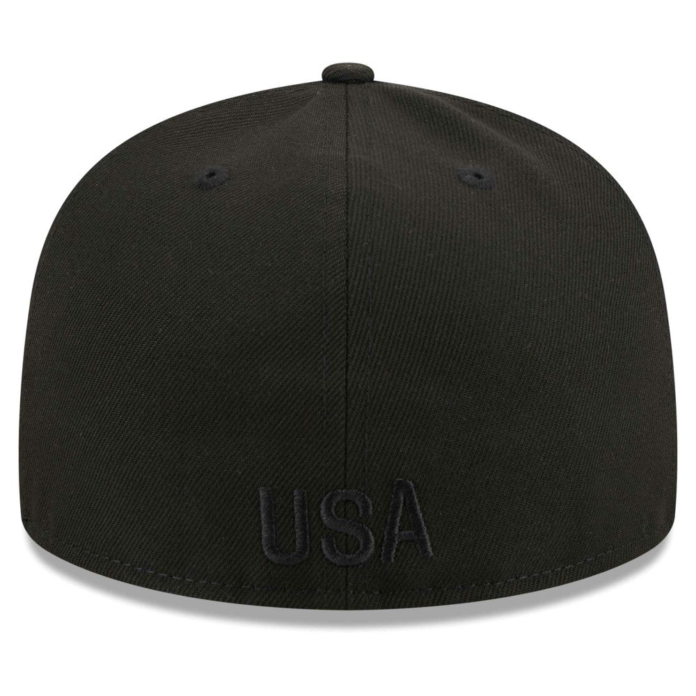 New Era USMNT New Era Text 59FIFTY Fitted Hat - Black