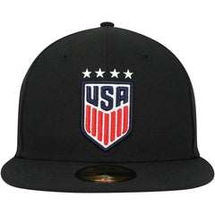 New Era USWNT New Era Team Basic 59FIFTY Fitted Hat - Black
