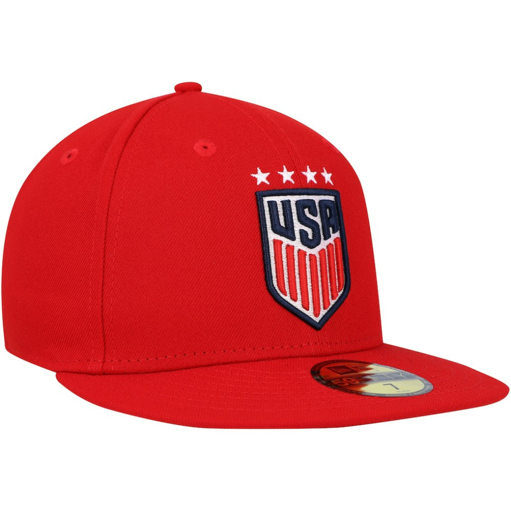 New Era USWNT New Era Team Basic 59FIFTY Fitted Hat - Red