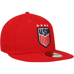 New Era USWNT New Era Team Basic 59FIFTY Fitted Hat - Red