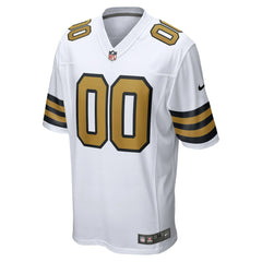 New Orleans Saints Alternate Custom Game Jersey White - Nike