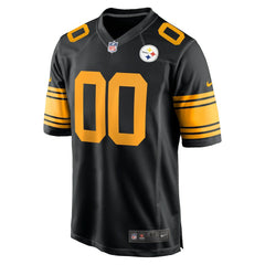 Pittsburgh Steelers Alternate Custom Game Jersey Black - Nike