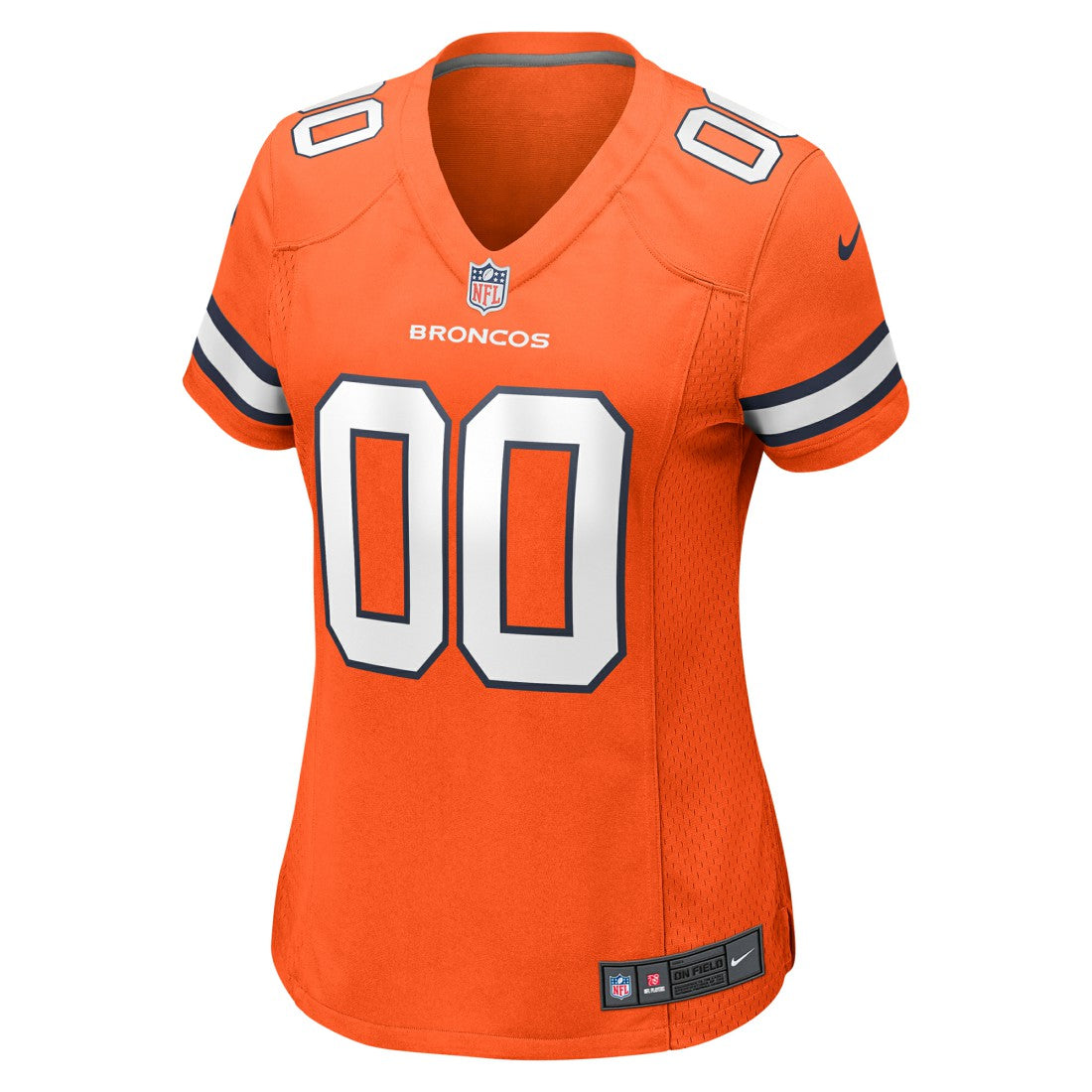 Denver Broncos Women's Alternate Custom Game Jersey Orange - Nike