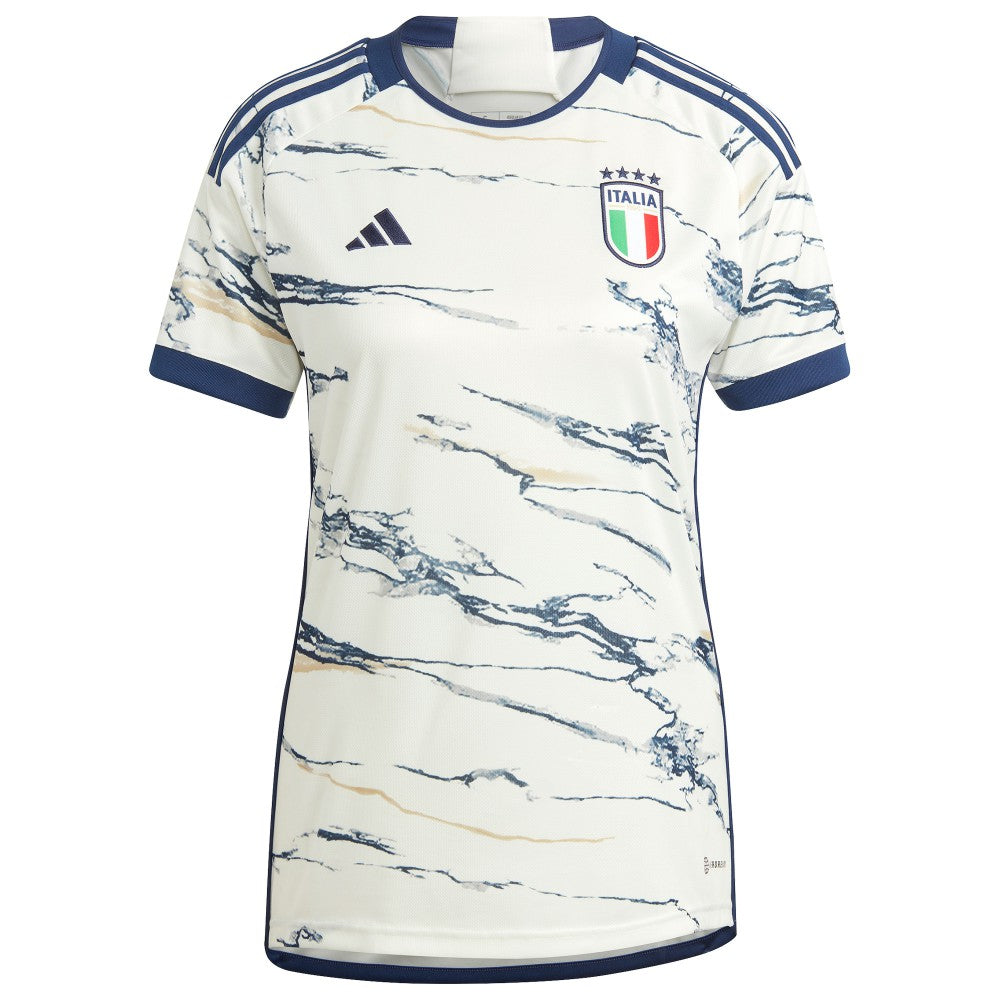Adidas Italy National Team Women's 2023 Away Replica Jerseys - White