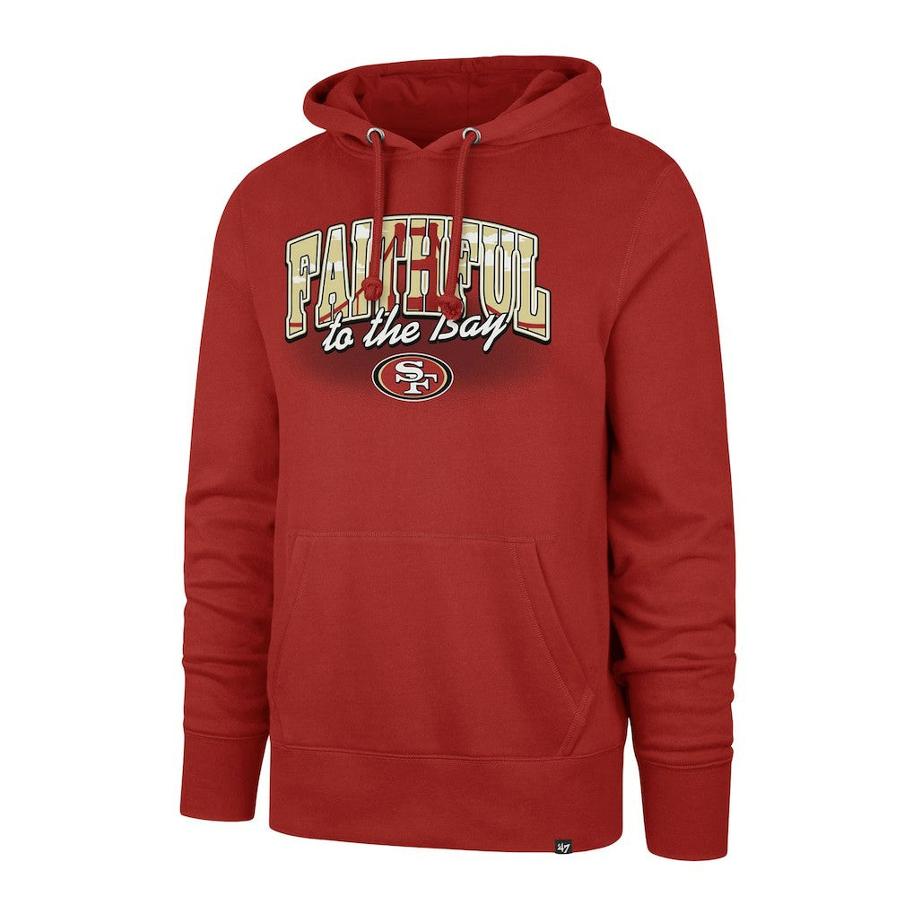 San Francisco 49ers '47 Regional Headline Pullover Hoodie Scarlet - 47 brand