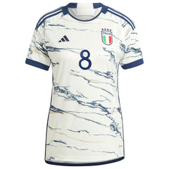 Adidas Jorginho Italy National Team Women's 2023 Away Replica Jerseys - White