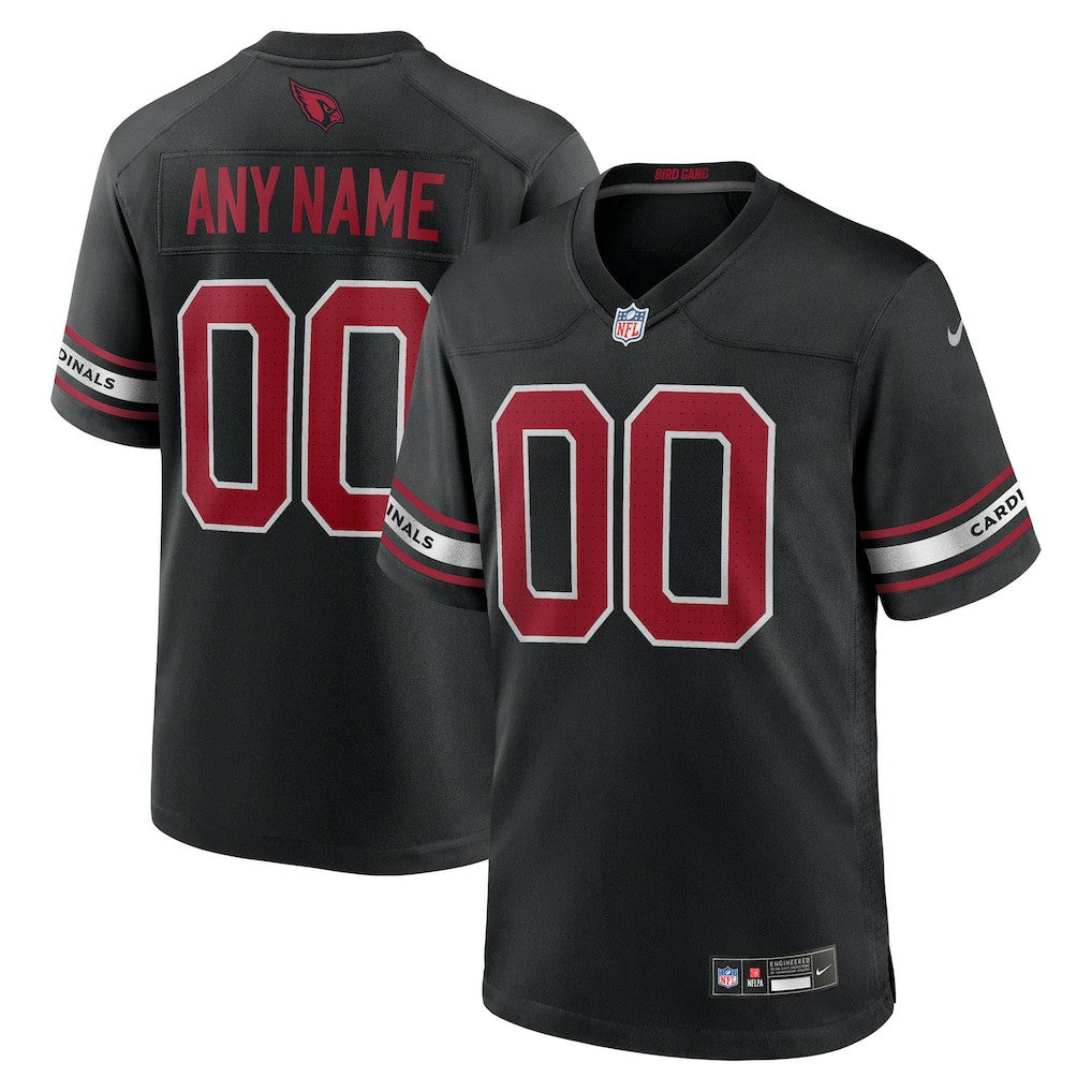 Arizona Cardinals Alternate Custom Game Jersey - Black | NFL Jerseys