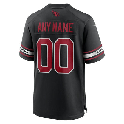 Arizona Cardinals Alternate Custom Game Jersey - Black | NFL Jerseys