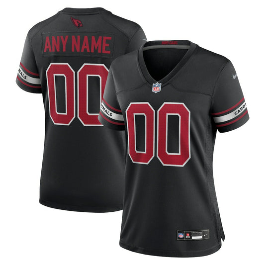 Arizona Cardinals Women's Alternate Custom Game Jersey - Black | NFL Jerseys