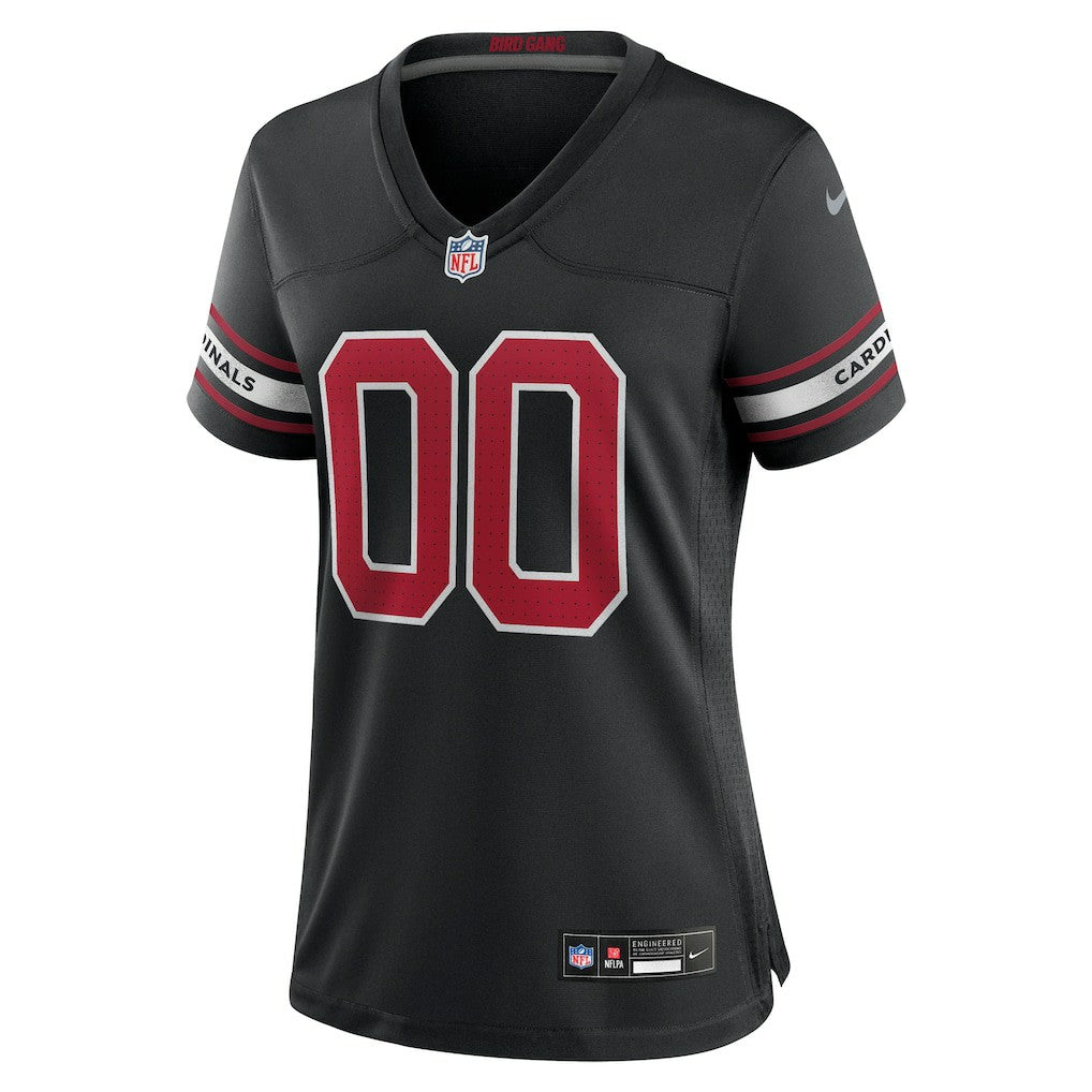 Arizona Cardinals Women's Alternate Custom Game Jersey - Black | NFL Jerseys