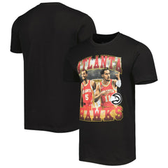 NBA - Trae Young & Dejounte Murray Atlanta Hawks Stadium Essentials Unisex Player Duo T-Shirt - Black
