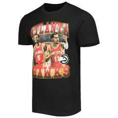 NBA - Trae Young & Dejounte Murray Atlanta Hawks Stadium Essentials Unisex Player Duo T-Shirt - Black