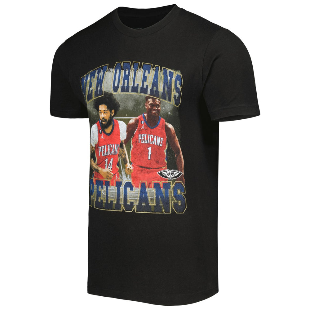 NBA - Zion Williamson & Brandon Ingram New Orleans Pelicans Stadium Essentials Unisex Player Duo T-Shirt - Black