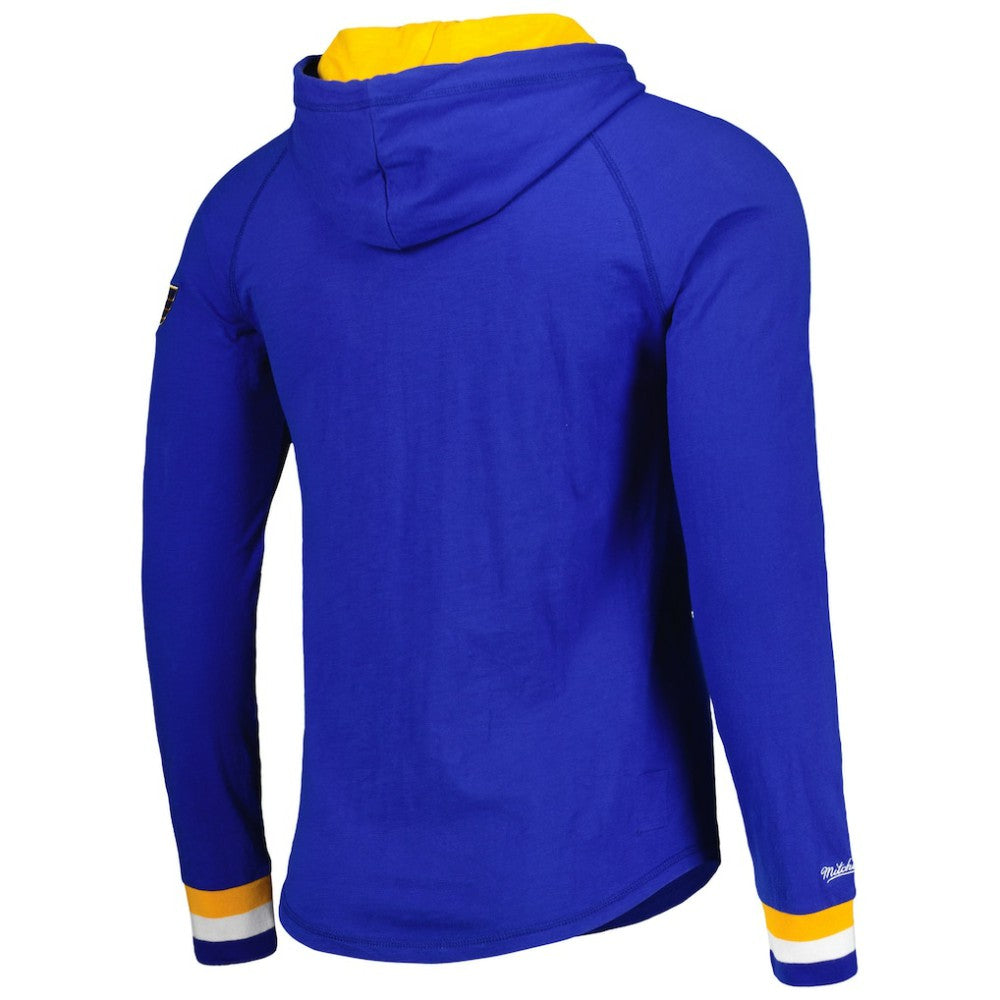 St. Louis Blues - Mitchell & Ness Legendary Slub Hoodie Long Sleeve T-Shirt Blue
