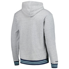 Seattle Kraken Mitchell & Ness Classic French Terry Pullover Hoodie Heather Gray