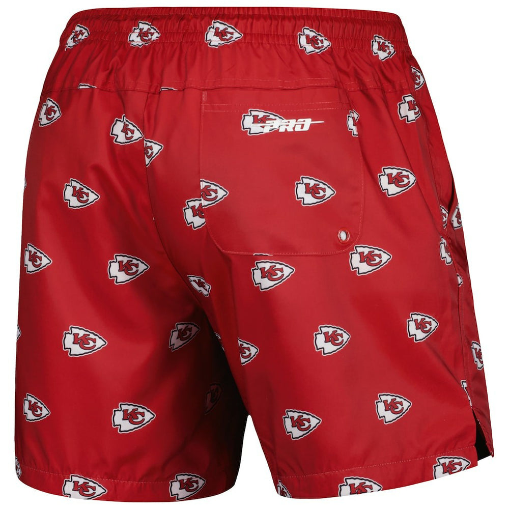 Kansas City Chiefs Pro Standard Allover Print Mini Logo Shorts Red - NFL