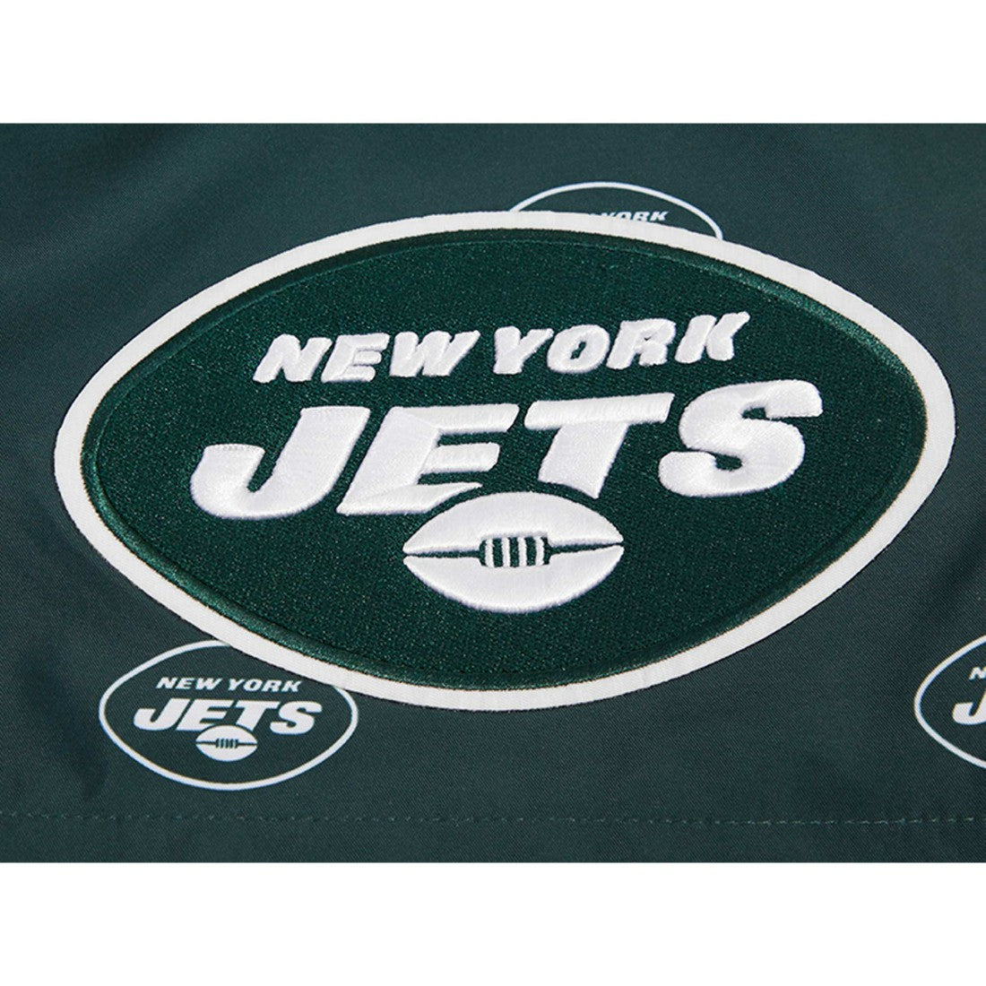 New York Jets Pro Standard Allover Print Mini Logo Shorts Green - NFL