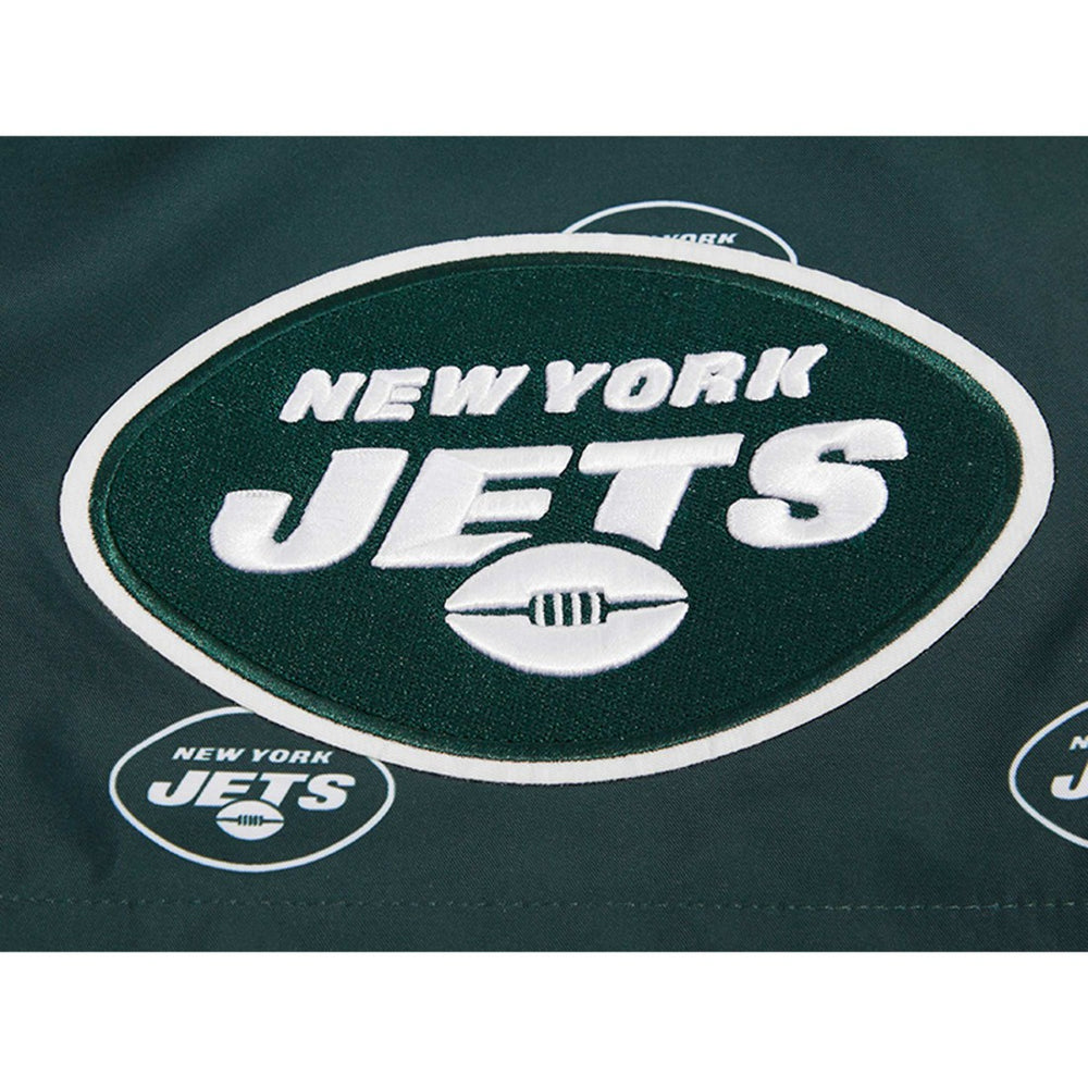 New York Jets Pro Standard Allover Print Mini Logo Shorts Green - NFL