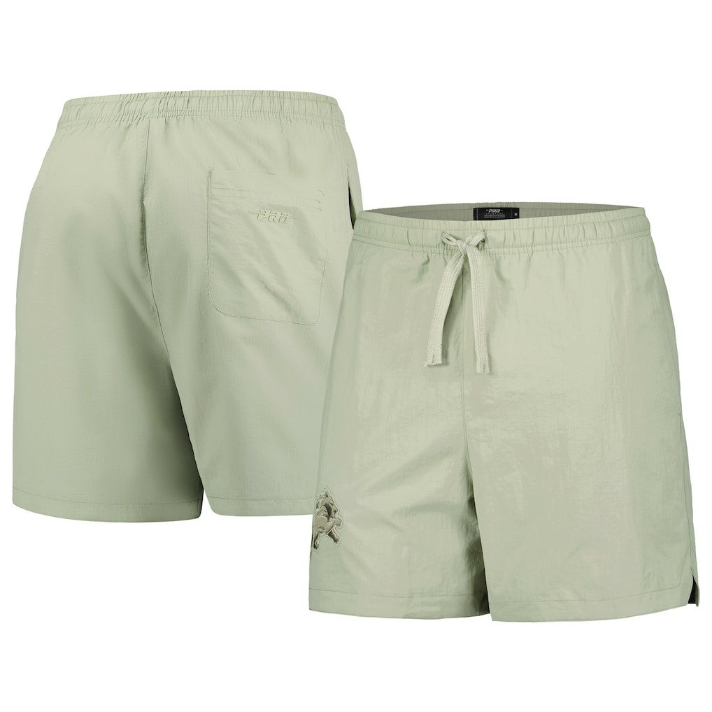 Detroit Lions Pro Standard Neutrals 2.0 Woven Shorts Light Green - NFL