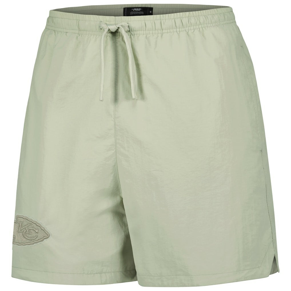 Kansas City Chiefs Pro Standard Neutrals 2.0 Woven Shorts Light Green - NFL