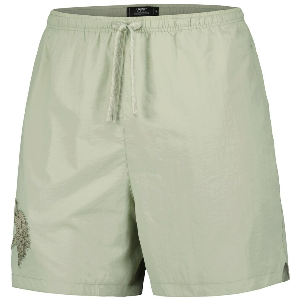 Minnesota Vikings Pro Standard Neutrals 2.0 Woven Shorts Light Green - NFL
