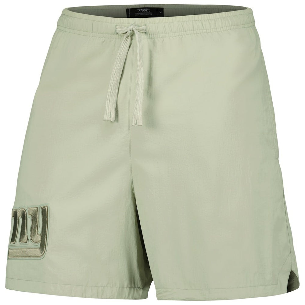 New York Giants Pro Standard Neutrals 2.0 Woven Shorts Light Green - NFL