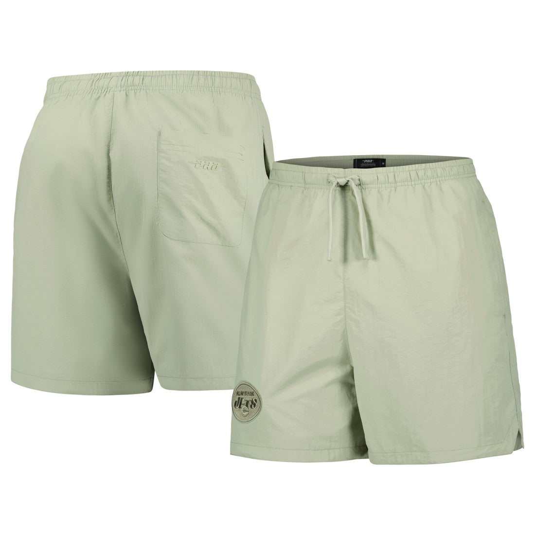 New York Jets Pro Standard Neutrals 2.0 Woven Shorts Light Green - NFL