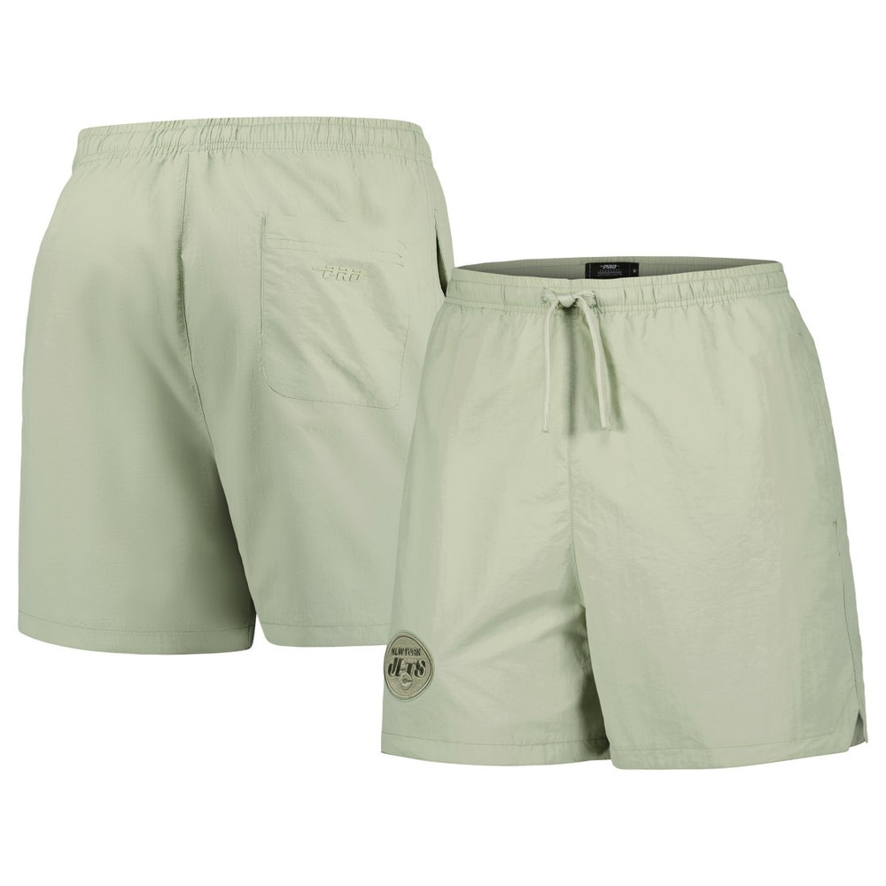 New York Jets Pro Standard Neutrals 2.0 Woven Shorts Light Green - NFL