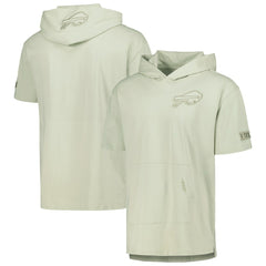 Buffalo Bills Pro Standard Neutrals Short Sleeve Pullover Hoodie Light Green - NFL