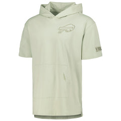 Buffalo Bills Pro Standard Neutrals Short Sleeve Pullover Hoodie Light Green - NFL
