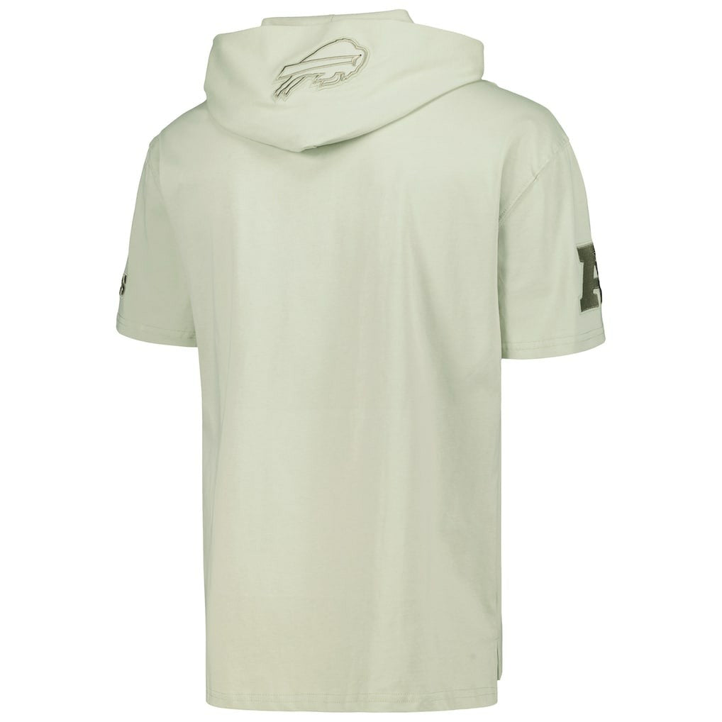 Buffalo Bills Pro Standard Neutrals Short Sleeve Pullover Hoodie Light Green - NFL
