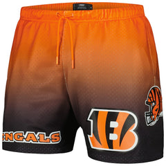 Cincinnati Bengals Pro Standard Ombre Mesh Shorts Black/Orange - NFL