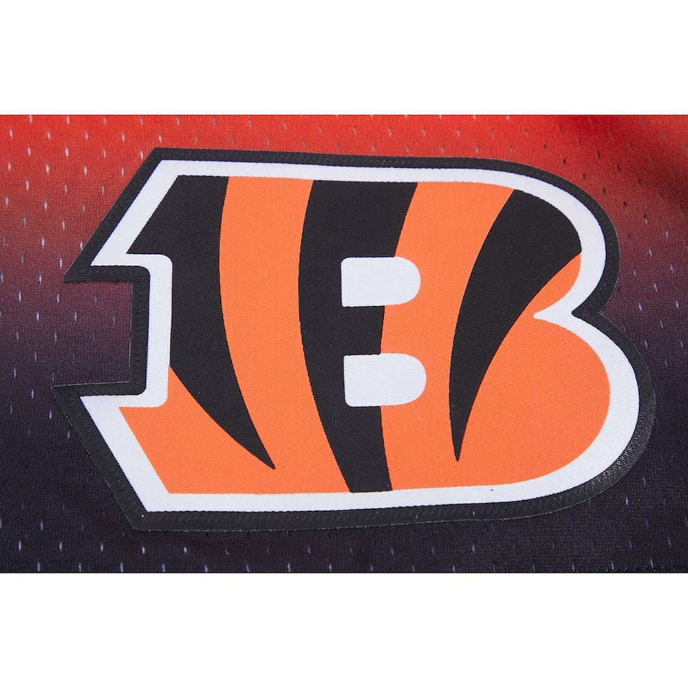 Cincinnati Bengals Pro Standard Ombre Mesh Shorts Black/Orange - NFL