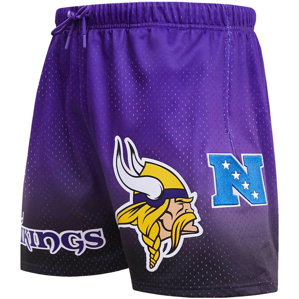 Minnesota Vikings Pro Standard Ombre Mesh Shorts Black/Purple - NFL