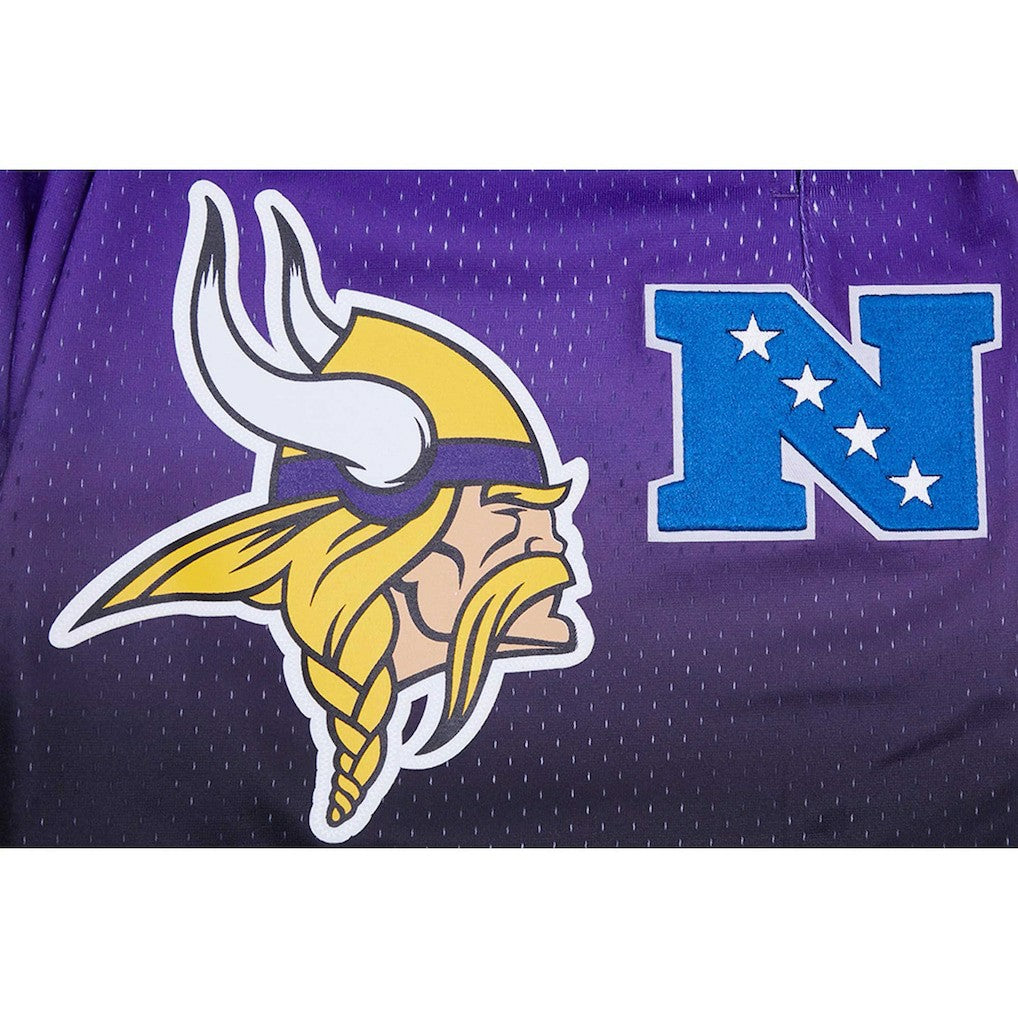 Minnesota Vikings Pro Standard Ombre Mesh Shorts Black/Purple - NFL