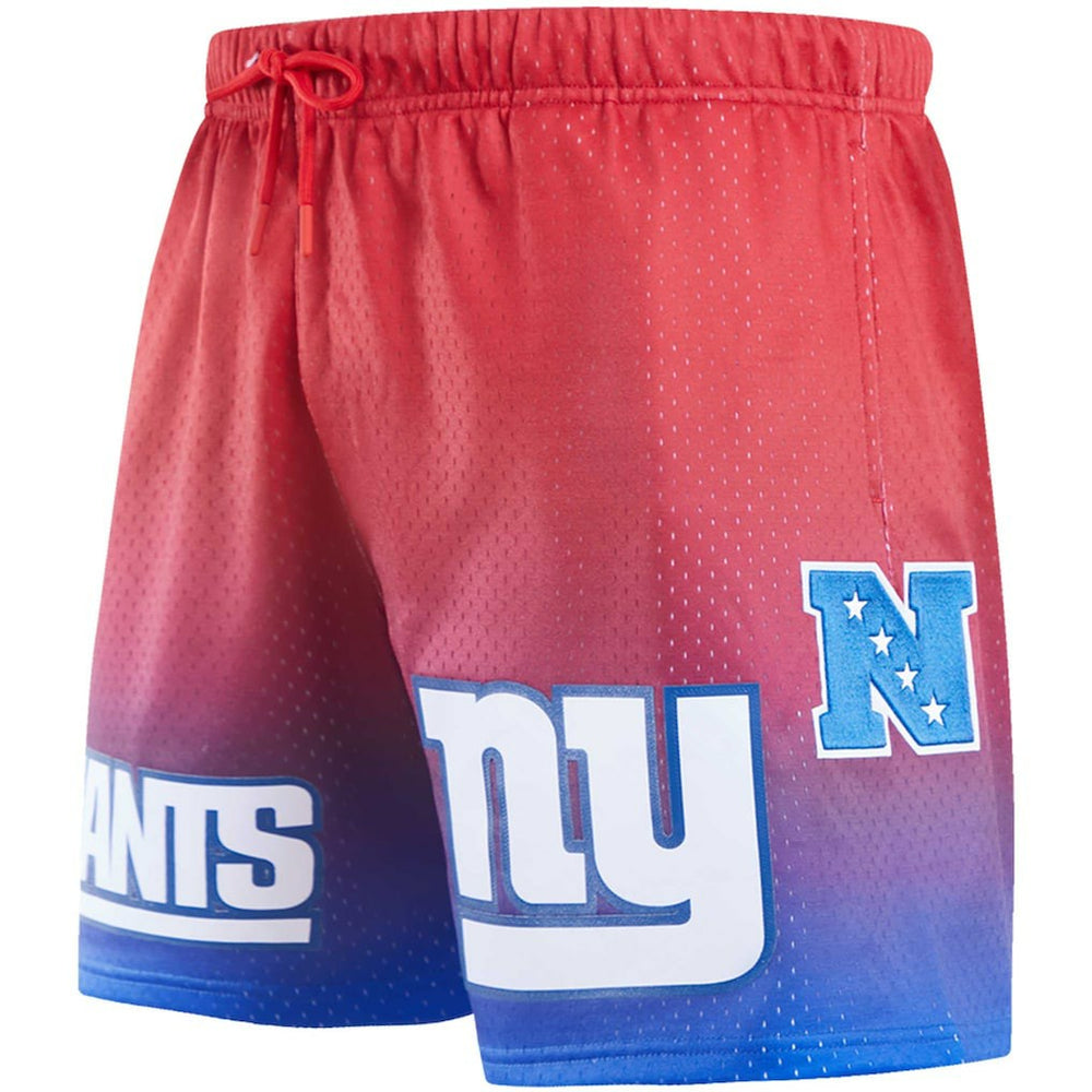New York Giants Pro Standard Ombre Mesh Shorts Royal/Red - NFL