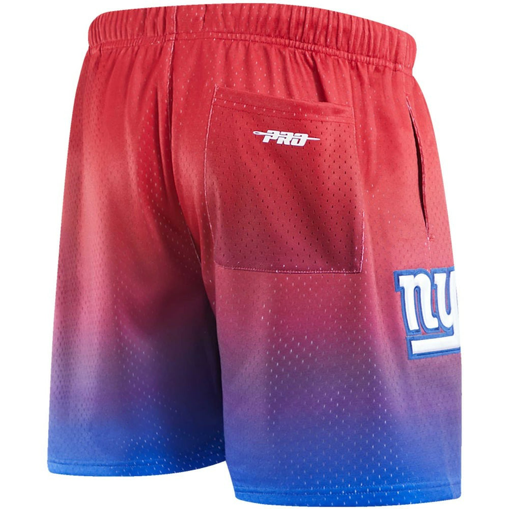 New York Giants Pro Standard Ombre Mesh Shorts Royal/Red - NFL