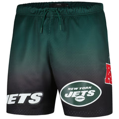 New York Jets Pro Standard Ombre Mesh Shorts Black/Green - NFL