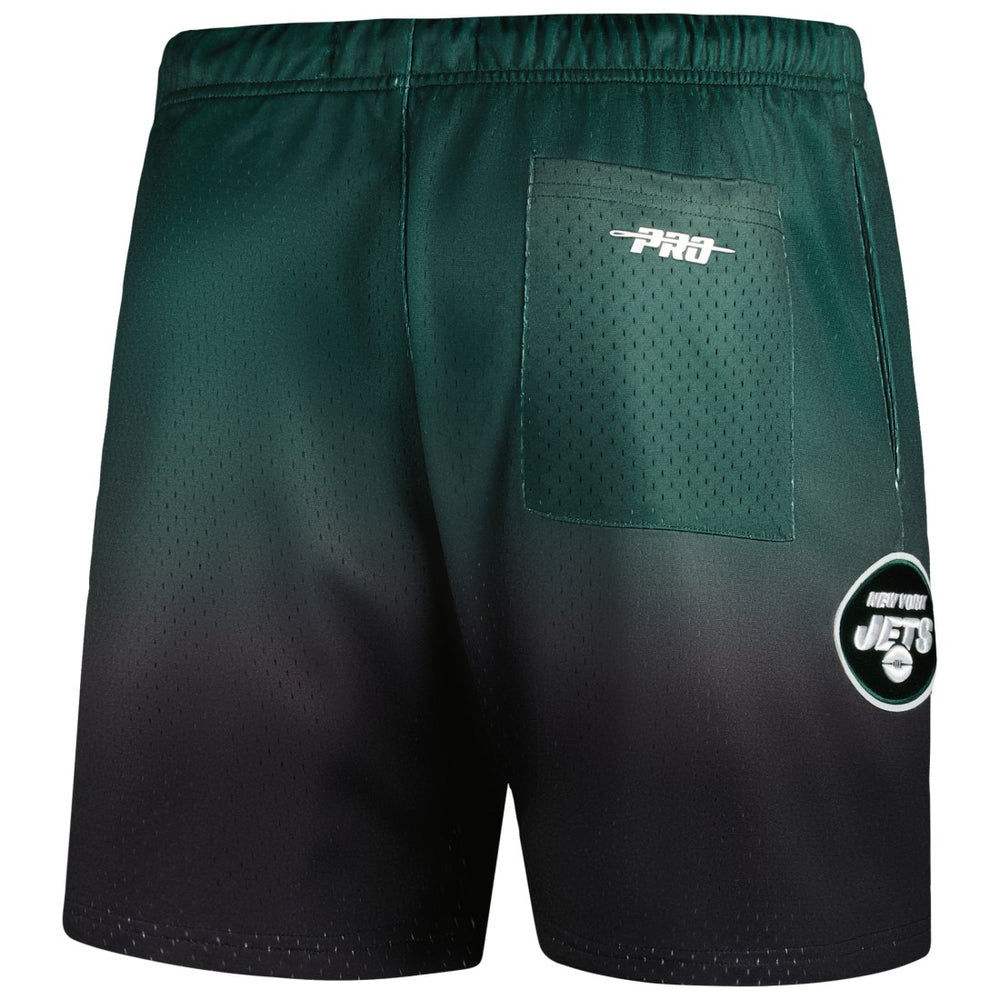 New York Jets Pro Standard Ombre Mesh Shorts Black/Green - NFL