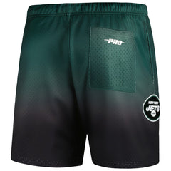 New York Jets Pro Standard Ombre Mesh Shorts Black/Green - NFL