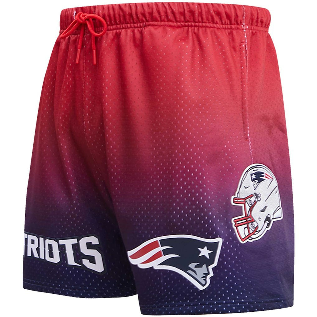 New England Patriots Pro Standard Ombre Mesh Shorts Navy/Red - NFL
