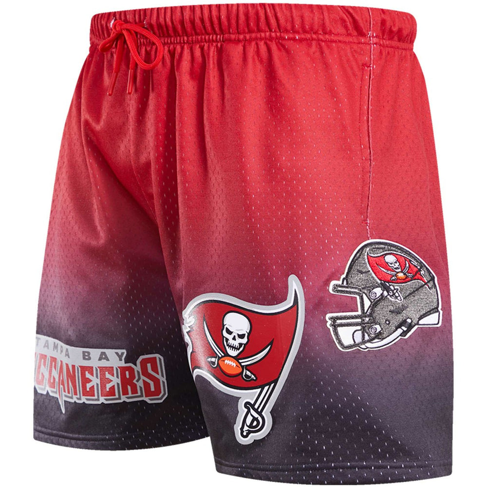 Tampa Bay Buccaneers Pro Standard Ombre Mesh Shorts Black/Red - NFL