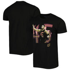 NBA - Donovan Mitchell Cleveland Cavaliers Stadium Essentials Unisex Player Skyline T-Shirt - Black