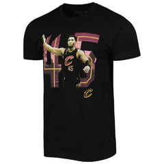 NBA - Donovan Mitchell Cleveland Cavaliers Stadium Essentials Unisex Player Skyline T-Shirt - Black