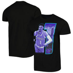 NBA - LaMelo Ball Charlotte Hornets Stadium Essentials Unisex Player Skyline T-Shirt - Black