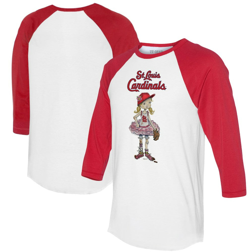 St. Louis Cardinals Tiny Turnip Women's Babes 3/4-Sleeve Raglan T-Shirt Near Me