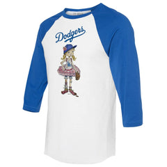 Los Angeles Dodgers Tiny Turnip Women's Babes 3/4-Sleeve Raglan T-Shirt Near Me