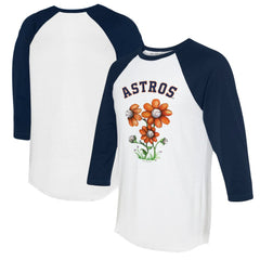 Houston Astros Tiny Turnip Women's Blooming Baseballs 3/4-Sleeve Raglan T-Shirt Near Me