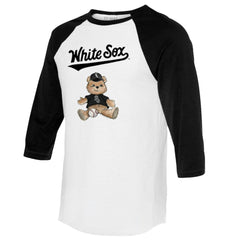 Chicago White Sox Tiny Turnip Women's Teddy Boy 3/4-Sleeve Raglan T-Shirt Sale